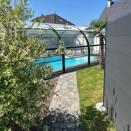 Gite Spa Sauna Piscine Aubin-Saint-Vaast Buitenkant foto