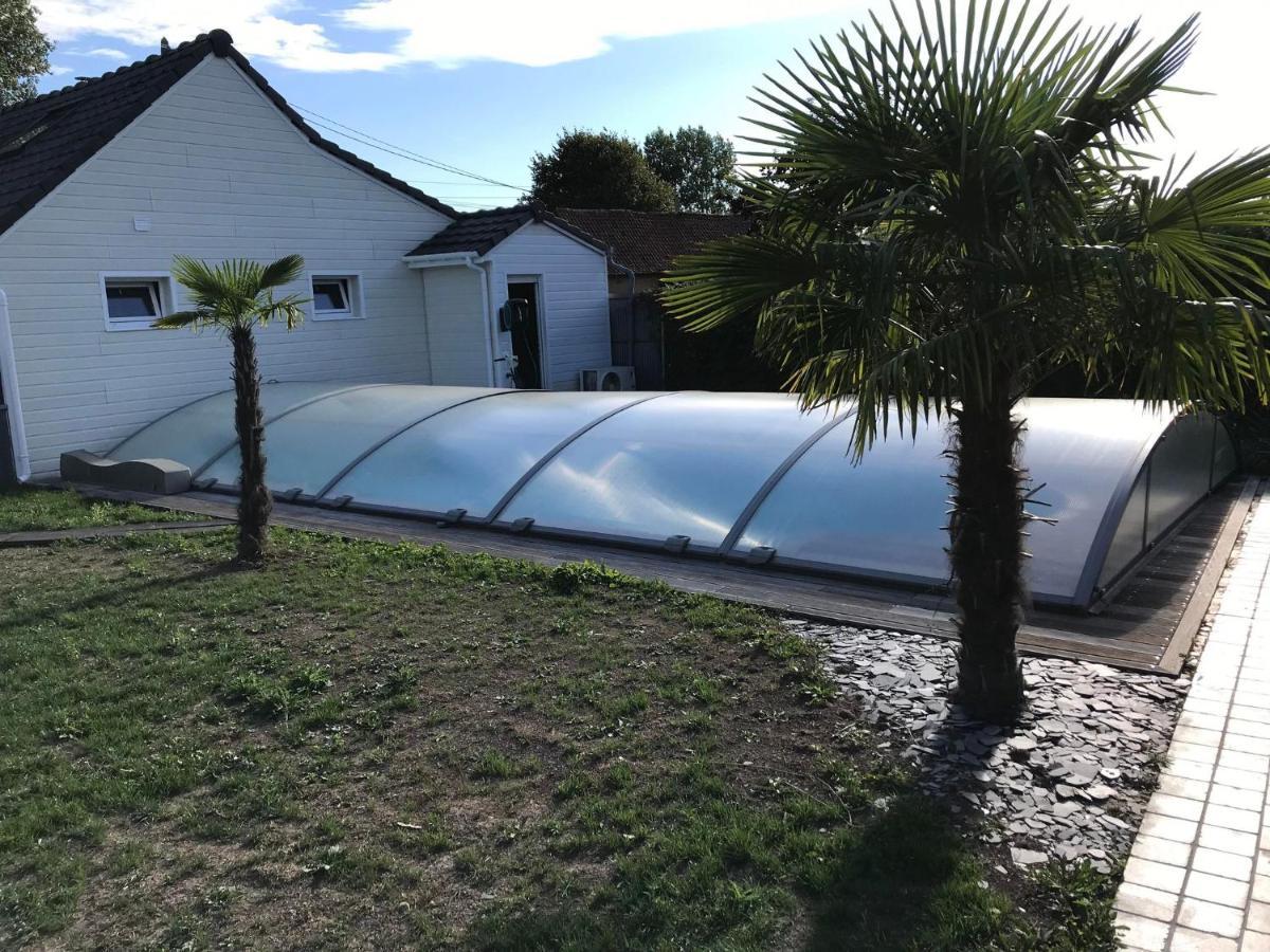 Gite Spa Sauna Piscine Aubin-Saint-Vaast Buitenkant foto