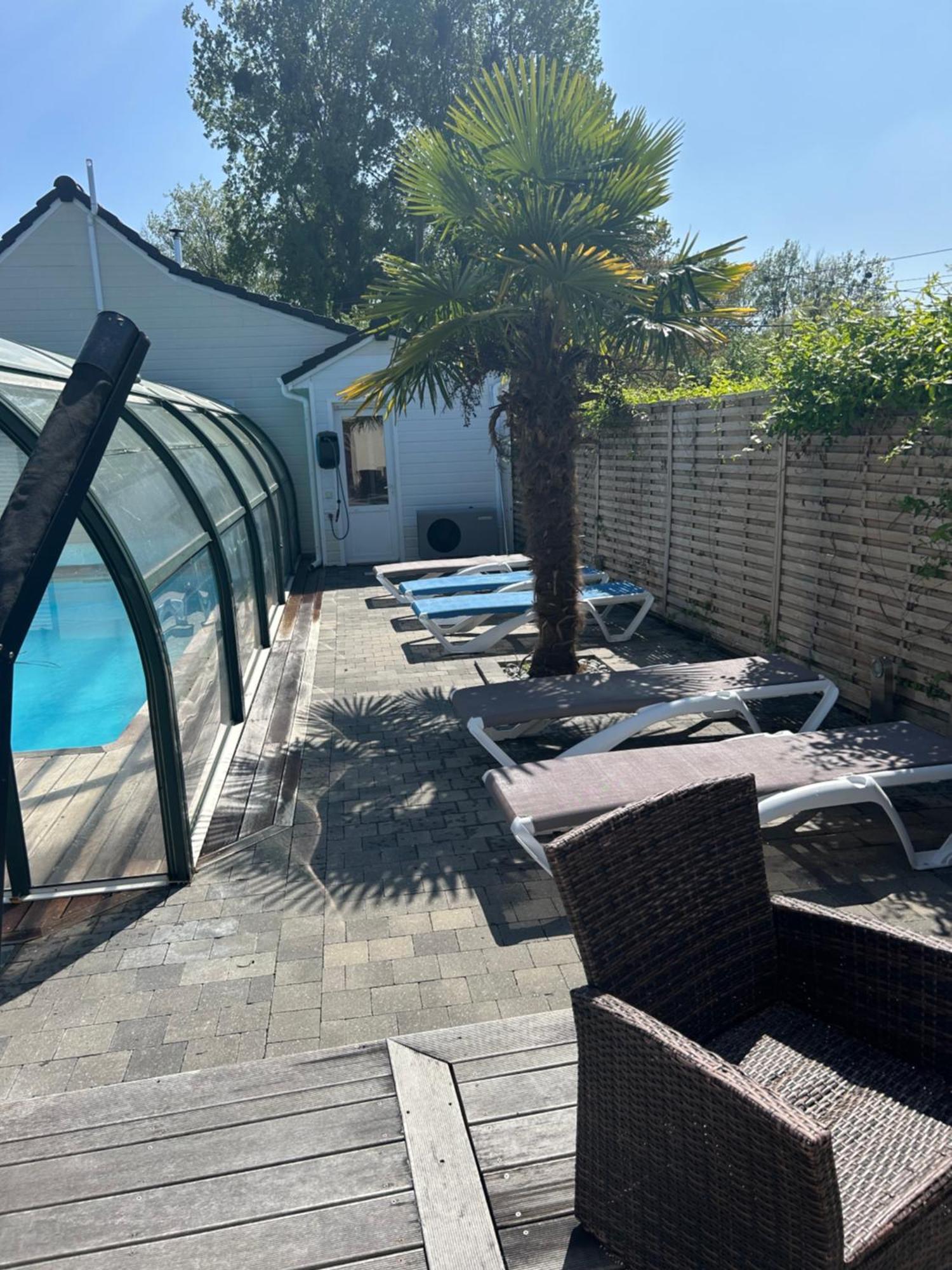 Gite Spa Sauna Piscine Aubin-Saint-Vaast Buitenkant foto